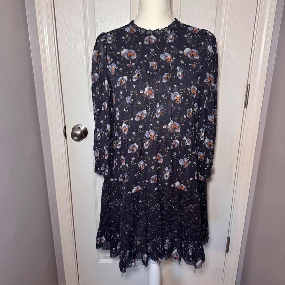 Ulla Johnson Skye Midnight Silk Dress